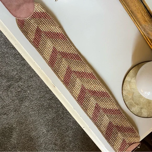 NWT Sézane Pink and Tan Carlie Belt - Picture 7 of 10